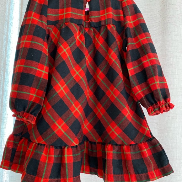 Red Plaid dress with Mini Mouse Appliqué - Picture 5 of 11